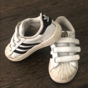 Adidas superstar Velcro sneakers - size 8.5